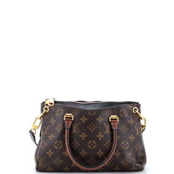 Louis Vuitton Pallas Tote Monogram Canvas with Leather BB
