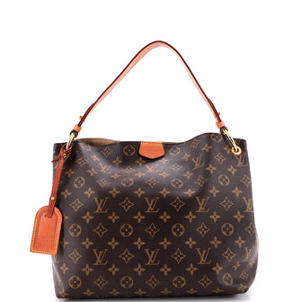 Louis Vuitton Graceful Handbag Monogram Canvas MM