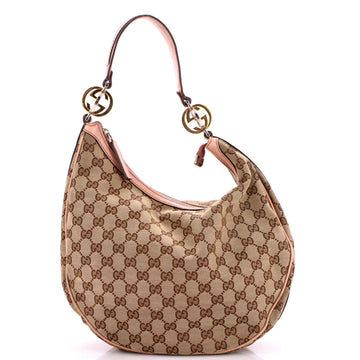 Gucci Twins Hobo GG Canvas Medium