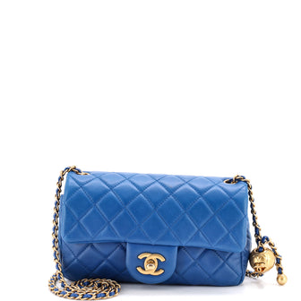 Chanel Pearl Crush Flap Bag Quilted Lambskin Mini