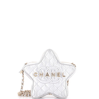 Chanel CC Walk of Fame Star Bag Quilted Metallic Lambskin