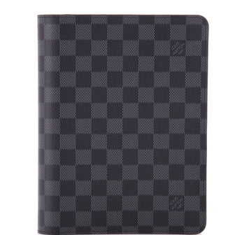 Louis Vuitton Desk Agenda Cover Damier Graphite