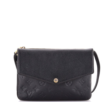 Louis Vuitton Twice Handbag Monogram Empreinte Leather