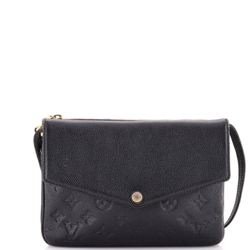 Louis Vuitton Twice Handbag Monogram Empreinte Leather