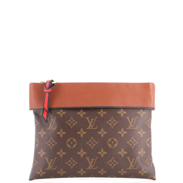 Louis Vuitton Tuileries Pochette Monogram Canvas with Leather