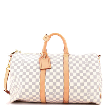 Louis Vuitton Keepall Bandouliere Bag Damier 45