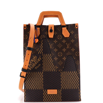 Louis Vuitton Nigo Tote Limited Edition Giant Damier and Monogram Canvas Mini