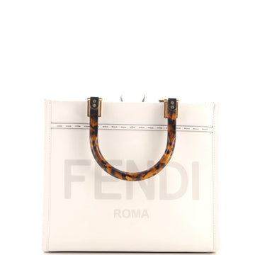 Fendi Sunshine Shopper Tote Leather Small
