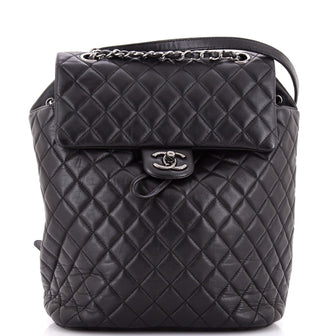 Chanel Urban Spirit Backpack Quilted Lambskin Large