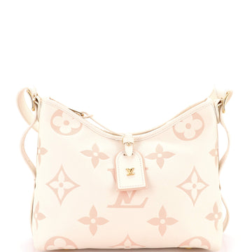 Louis Vuitton CarryAll Hobo Bicolor Monogram Empreinte Giant PM