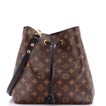 Louis Vuitton NeoNoe Handbag Monogram Canvas with Leather MM