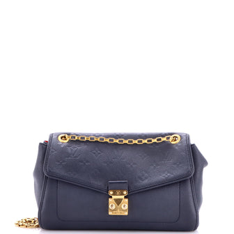 Louis Vuitton Saint Germain Handbag Monogram Empreinte Leather PM