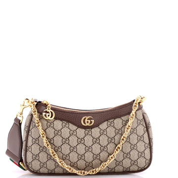 Gucci Ophidia Charm Shoulder Bag GG Coated Canvas Small