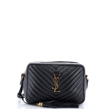 Saint Laurent Lou Camera Bag Matelasse Chevron Leather Small