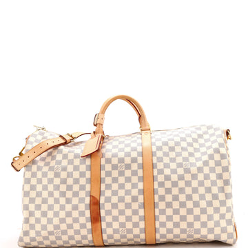Louis Vuitton Keepall Bandouliere Bag Damier 55