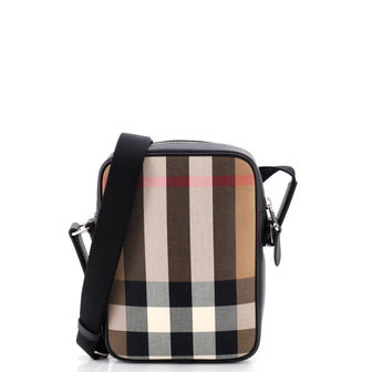Burberry Vertical Paddy Bag Vintage Check Canvas