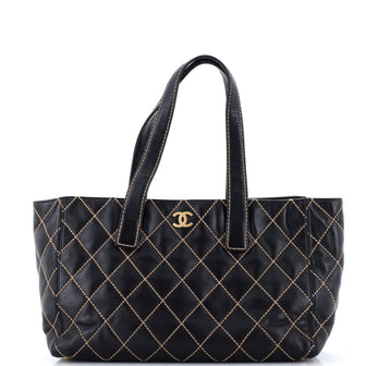Chanel Surpique Tote Quilted Leather XL