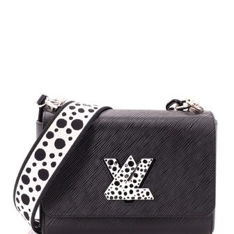 Louis Vuitton Twist Handbag Epi Leather with Yayoi Kusama Infinity Dots Detail MM