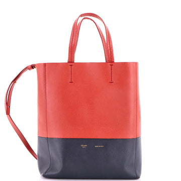 Celine Vertical Bi-Cabas Tote Grained Calfskin Small