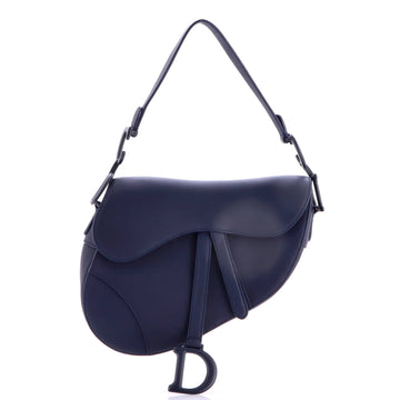 Christian Dior Ultra Matte Saddle Handbag Leather Medium
