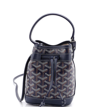 Goyard Petit Flot Bucket Bag Coated Canvas Mini
