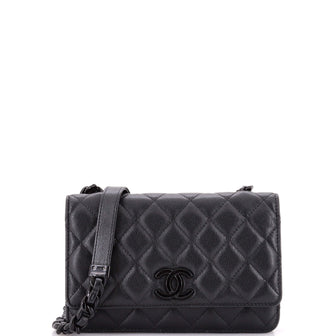 Chanel My Everything Wallet on Chain Quilted Caviar