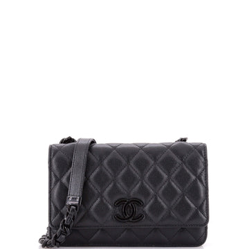 Chanel My Everything Wallet on Chain Quilted Caviar