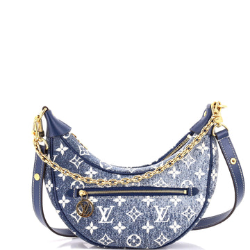 Louis Vuitton Loop Handbag Monogram Jacquard Denim