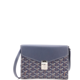 Goyard Chypre Wallet on Strap Coated Canvas with Leather