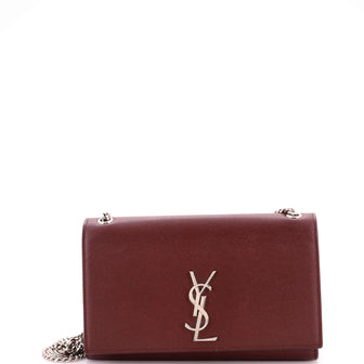 Saint Laurent Classic Monogram Crossbody Bag Grainy Leather Medium