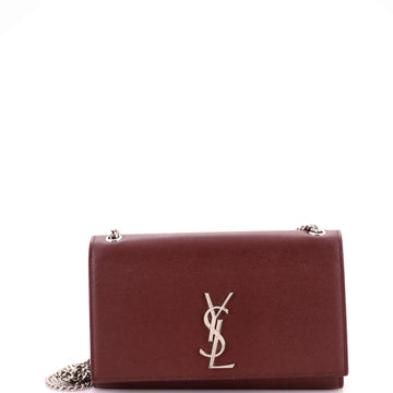 Saint Laurent Classic Monogram Crossbody Bag Grainy Leather Medium