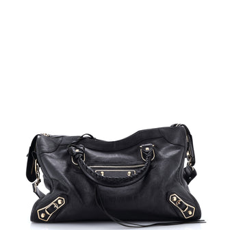 Balenciaga City Classic Metallic Edge Bag Leather Medium