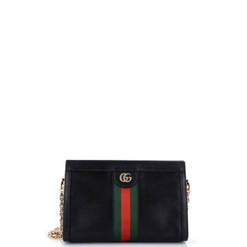 Gucci Ophidia Chain Shoulder Bag Leather Small
