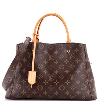 Louis Vuitton Montaigne Handbag Monogram Canvas MM
