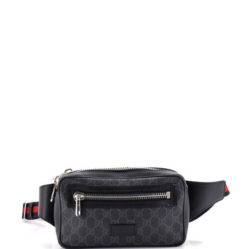 Gucci Soft Zip Belt Bag GG Coated Canvas Small