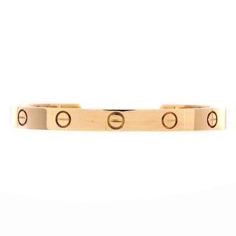 Cartier Love Cuff Bracelet 18K Yellow Gold