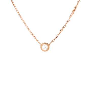 Cartier Cartier D'Amour Pendant Necklace 18K Rose Gold with Diamond Large