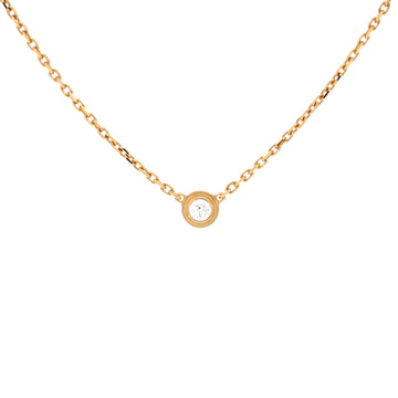 Cartier Cartier D'Amour Pendant Necklace 18K Yellow Gold and Diamond XS