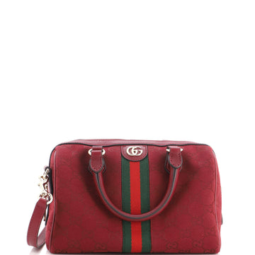 Gucci Ophidia Convertible Boston Bag GG Canvas Small