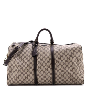 Gucci Convertible Joy Boston Bag GG Coated Canvas XL