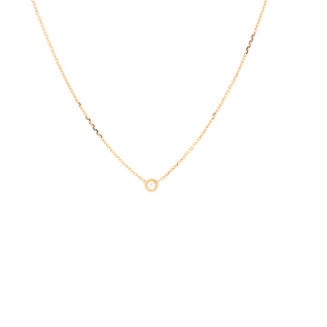 Cartier Cartier D'Amour Pendant Necklace 18K Yellow Gold and Diamond XS