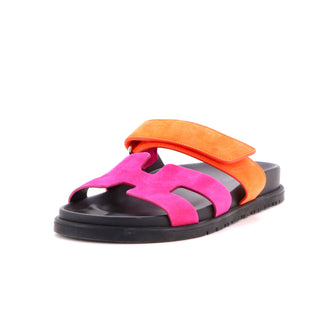 Hermes Women's Chypre Sandals Suede