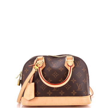 Louis Vuitton Alma Handbag Monogram Canvas BB
