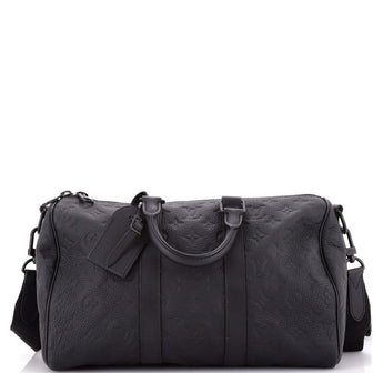 Louis Vuitton Keepall Bandouliere Bag Monogram Taurillon Leather 35