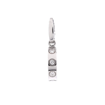Cartier Love Pendant Charm Pendant & Charms 18K White Gold with Diamonds