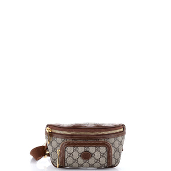 Gucci Interlocking G Patch Belt Bag GG Coated Canvas