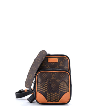 Louis Vuitton Nigo Amazone Sling Bag Limited Edition Giant Damier and Monogram Canvas