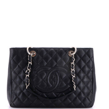 Chanel Grand Shopping Tote Quilted Caviar