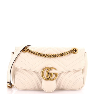 Gucci GG Marmont Flap Bag Matelasse Leather Small