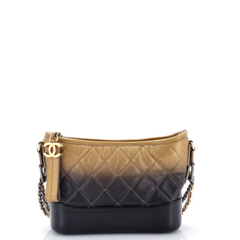 Chanel Gabrielle Hobo Quilted Ombre Goatskin Small